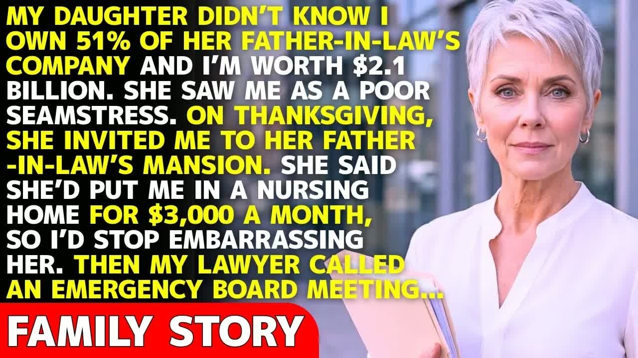 Without Ever Telling Her I Owned 51% of Her Father in Law’s $2 1B Empire, I Watched My Daughter Try