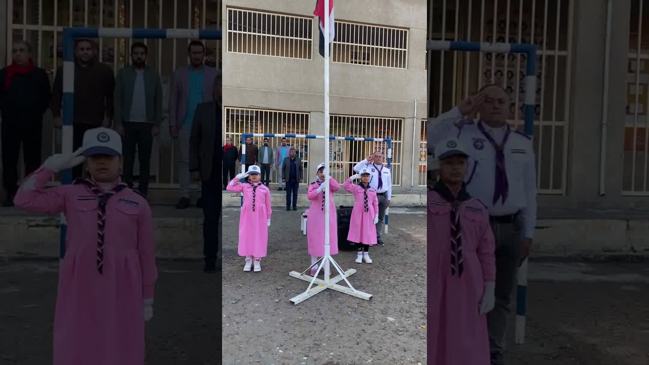 فرقة زهرات مدرسة الشهيد وليد الموسوي. المكونة من تلميذات الصف الثالث حصرا