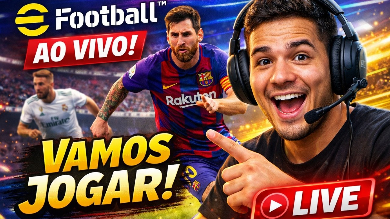 🔴 AO VIVO AGORA! BUSCANDO RANKED NO PC NO eFootball 😱🔥 | Rumo ao Topo | NinjaPlayCS