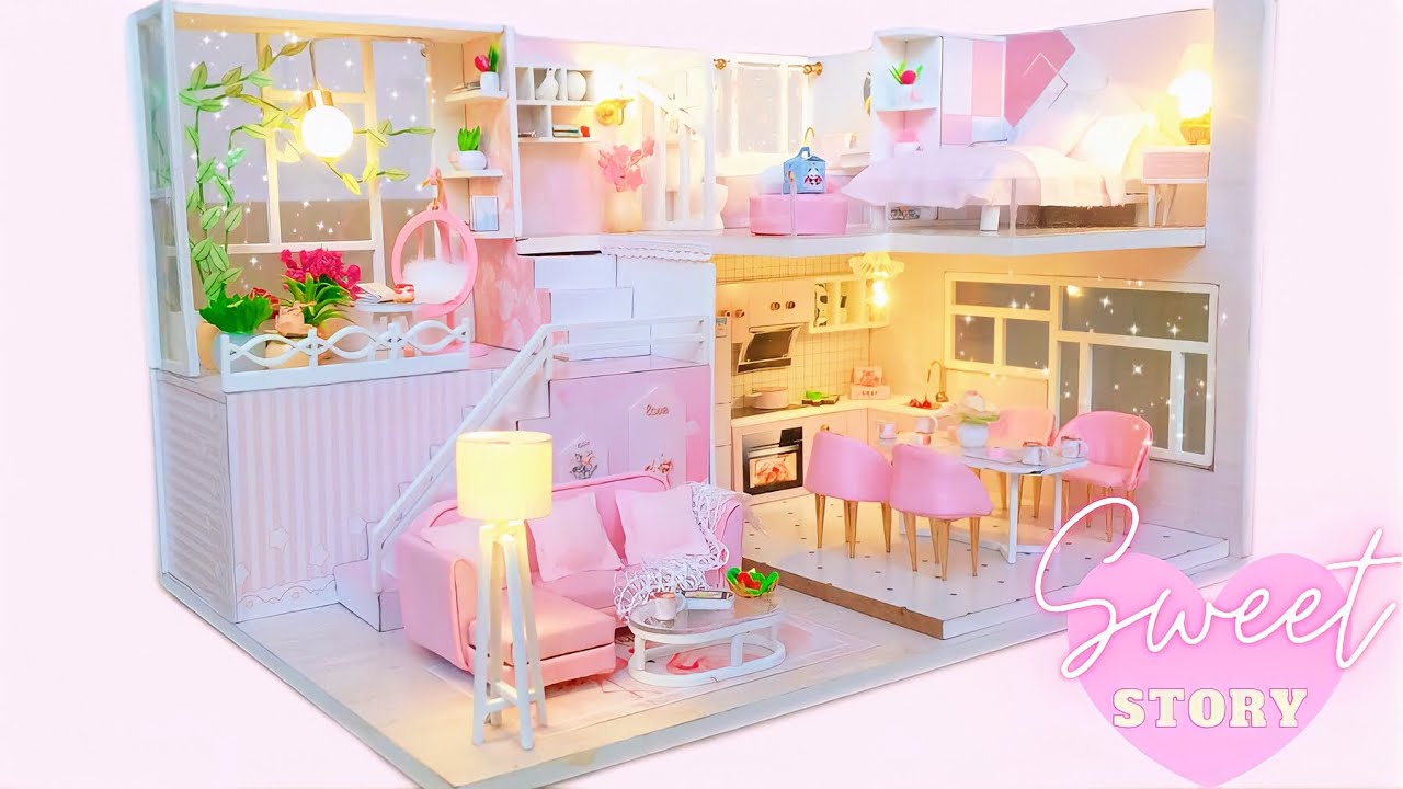 DIY Miniature Dollhouse Kit | Sweet Story