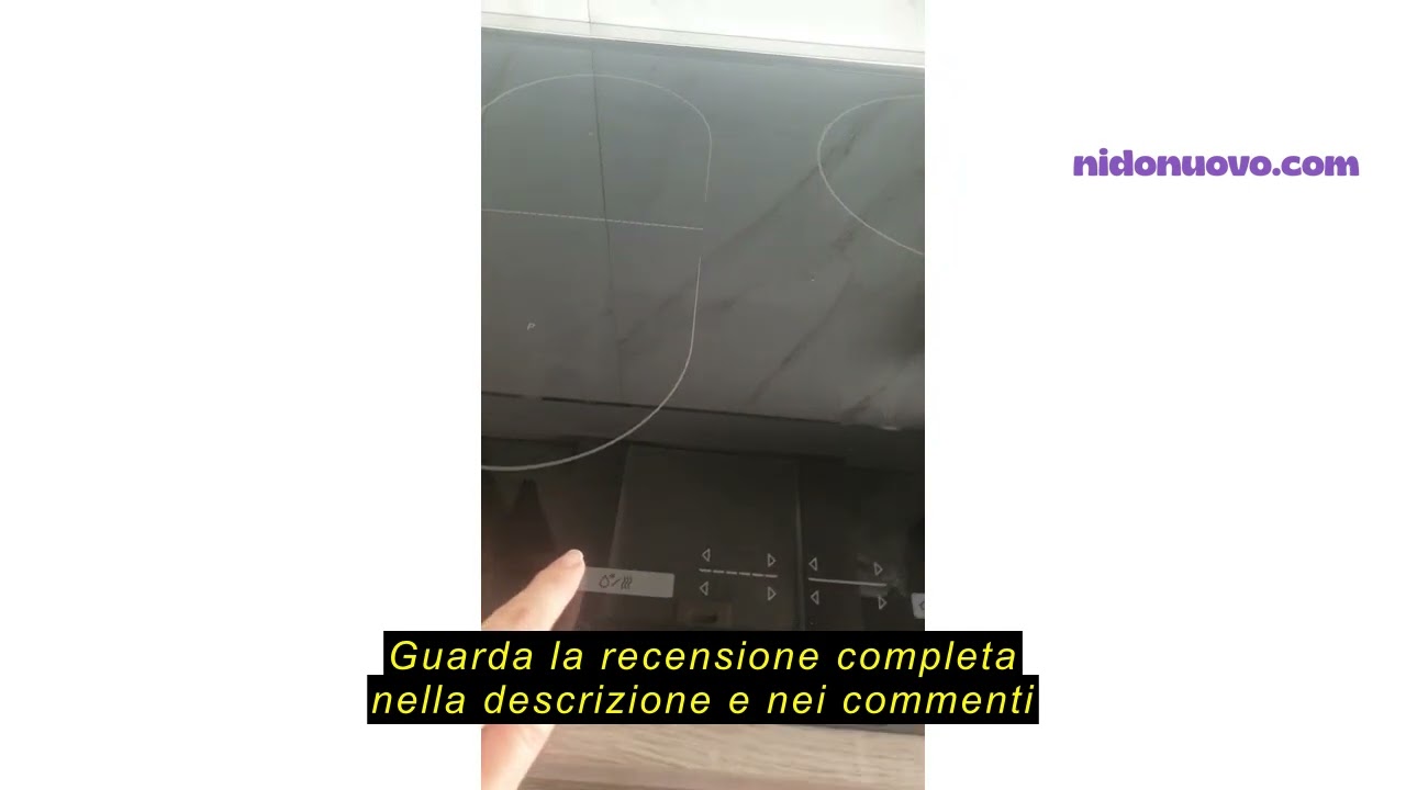 Recensione del Hisense HI621FM - Piani Cottura a Induzione, 4 Zone di Cottura con Funzione Bridge, F