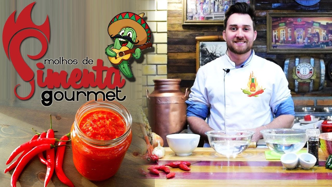 Como FAZER um DELICIOSO MOLHO de PIMENTA, rápido e fácil! Receita de liquidificador.
