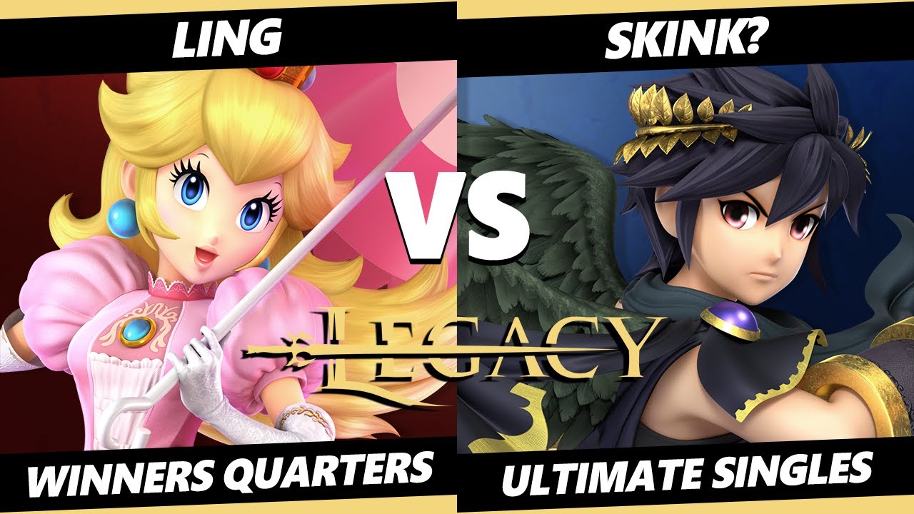Legacy 1 - Ling (Peach) Vs. Skink? (Dark Pit) SSBU Ultimate Tournament