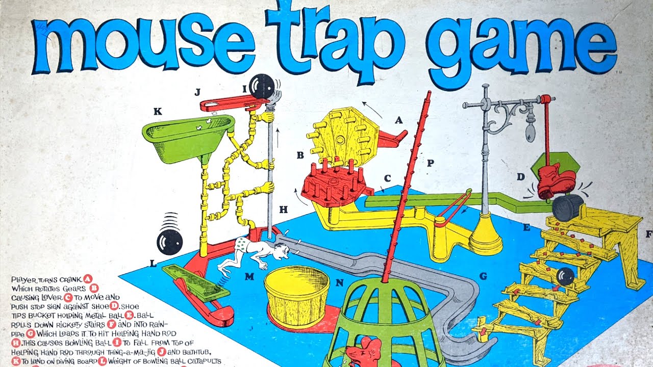 Board Game Archaeology #76 Mouse Trap by Ideal (1963)