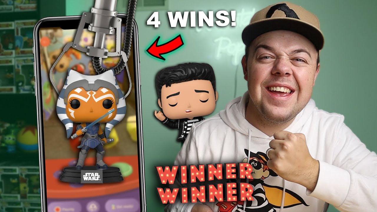 I Won Tons of Funko Pops from a Claw Machine! (Winner Winner)