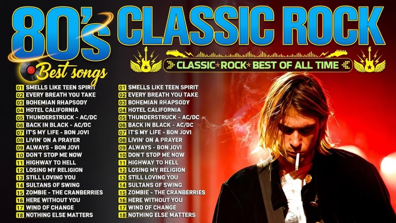 Ultimate Classic Rock Hits: Journey with Nirvana, Metallica, and Guns N' Roses 🎧⚡