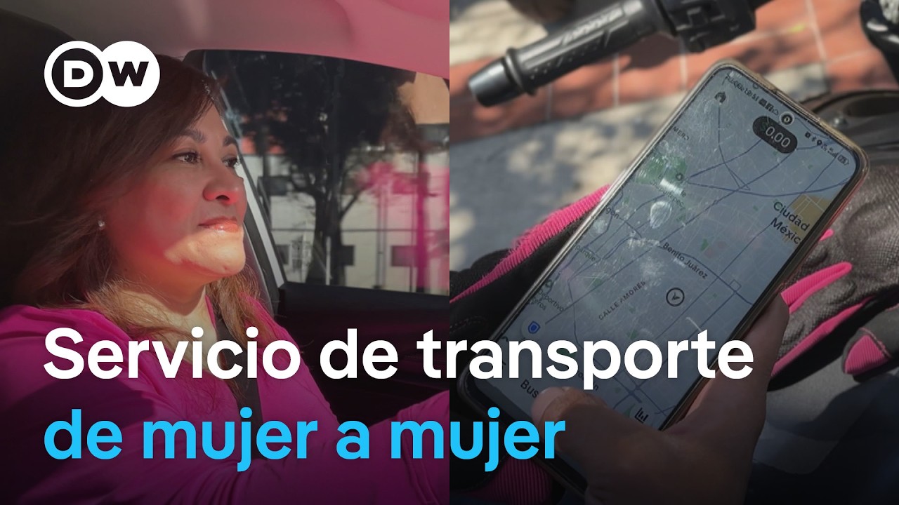 Mujeres en México fomentan transporte por apps con conductoras y pasajeras