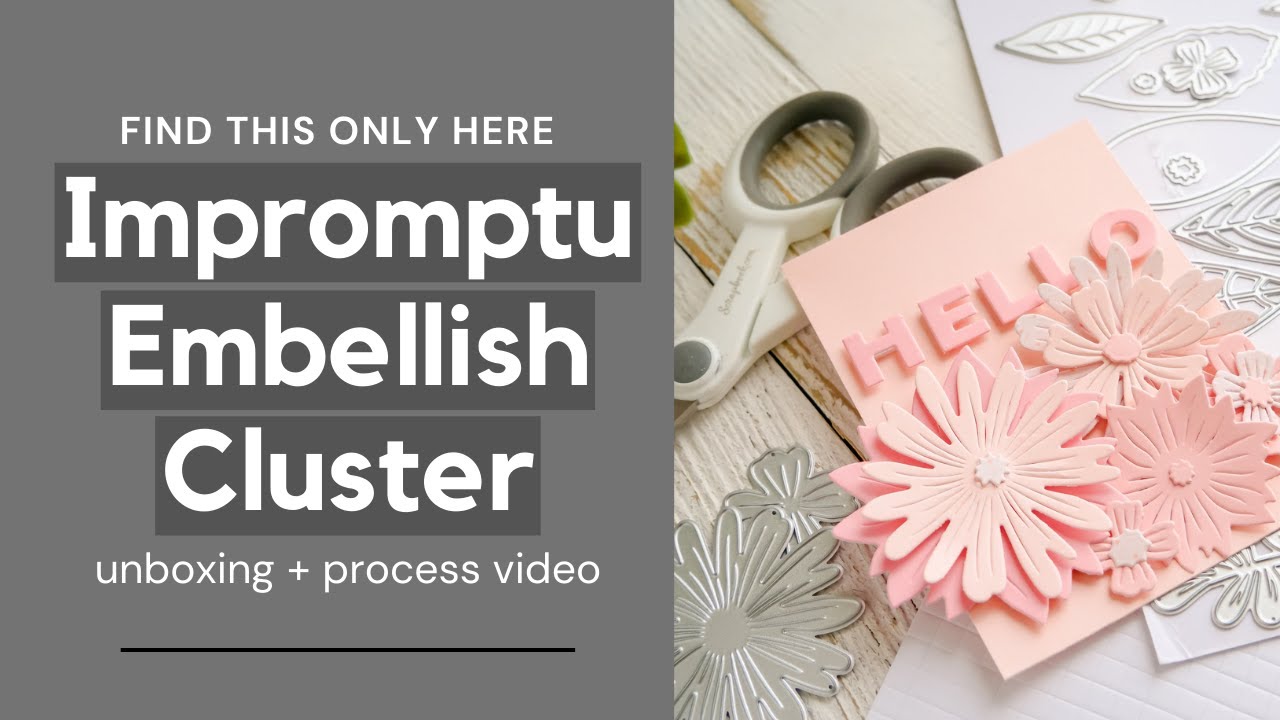 How-To: Start To Finish Easy Embellished Cluster