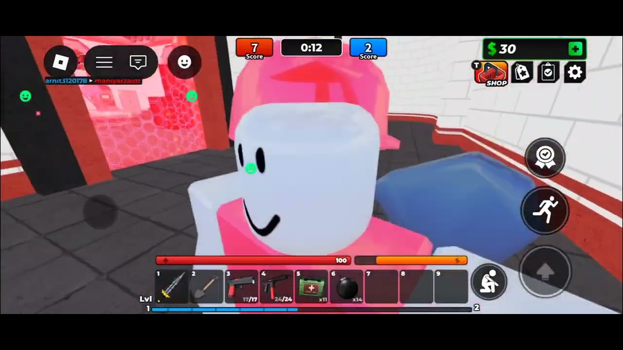 Play roblox(u p d) flag wars !