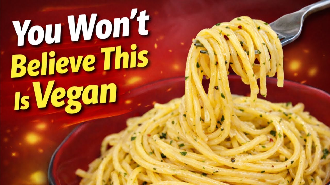 You Won’t Believe This Is Vegan | Aglio e Olio Pasta (Easy & Quick)