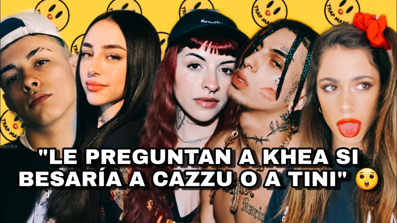 😲 Le preguntan a KHEA si BESARÍA a CAZZU o a TINI | SORPRENDEN a Nicki Nicole y a Trueno ⚡