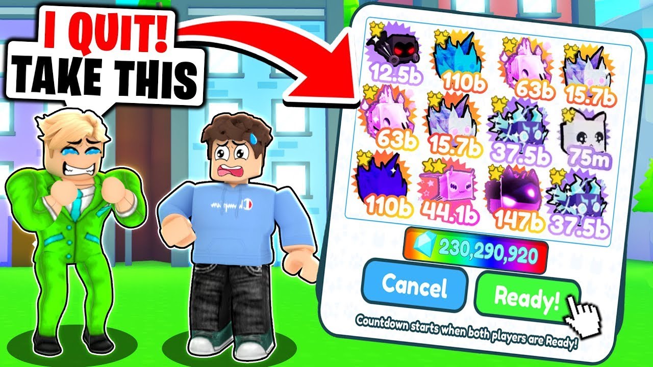 Rich Guy Was *QUITTING* Pet Simulator X... HIS REASON SHOCKED US! (Roblox Pet Simulator X)