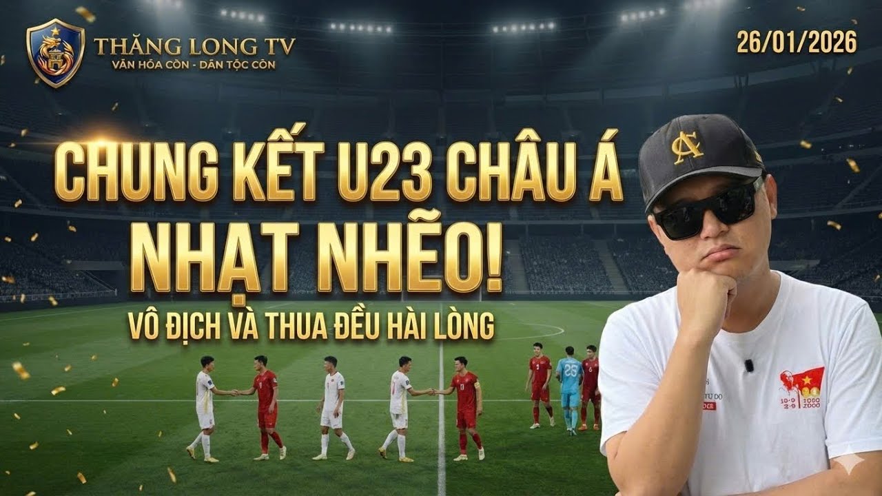 Chung kết U23 Châu Á nhạt nhẽo! Vô địch và Thua đều hài lòng