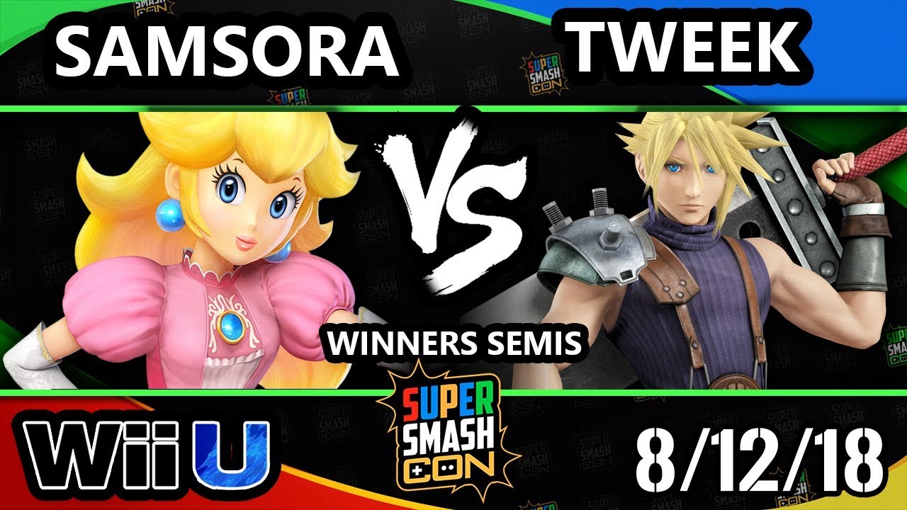 SSC 2018 Smash 4 - Samsora (Peach) Vs. Tweek (Cloud) - Wii U Winners Semis