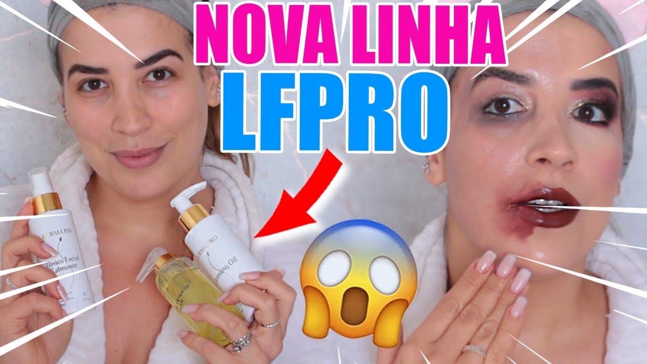 TESTEI A LINHA DE SKINCARE DA LU FERRAES - DERMA PRO LFPRO
