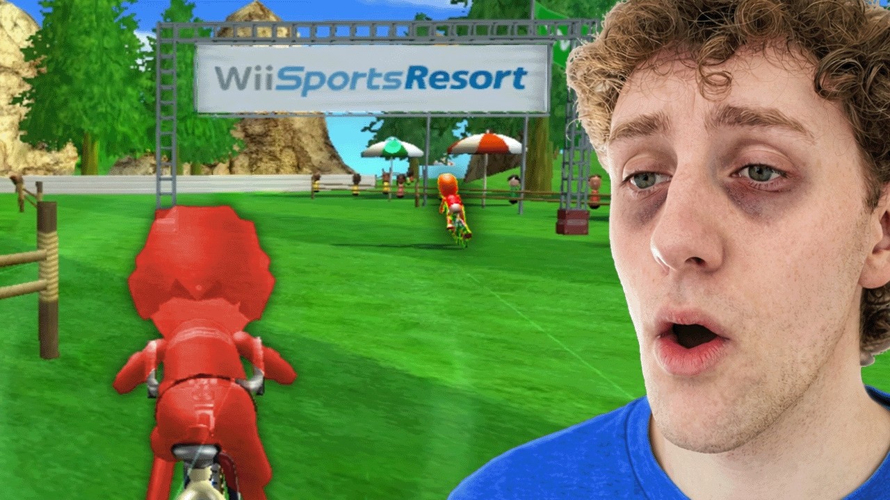 I Streamed Until I Won Every Bike Race in Wii Sports
