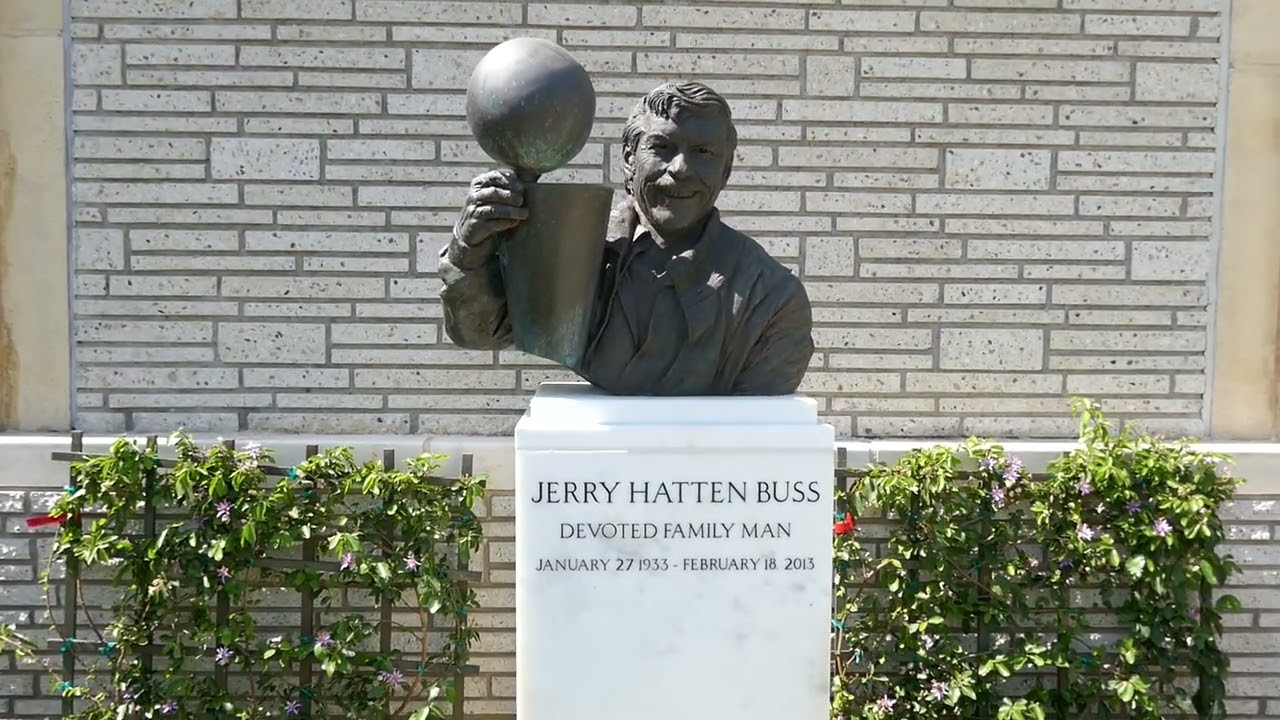 Jerry Buss Grave Forest Lawn Hollywood Hills Memorial Park Los Angeles California USA June 6, 2024