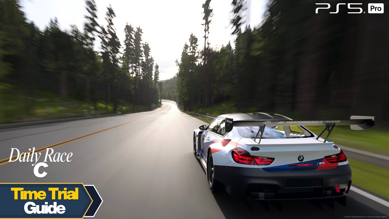 GT7 Time Trial Guide | Daily Race C Trial Mountain Circuit | Gran Turismo 7 Gr.3 (PS5 Pro)
