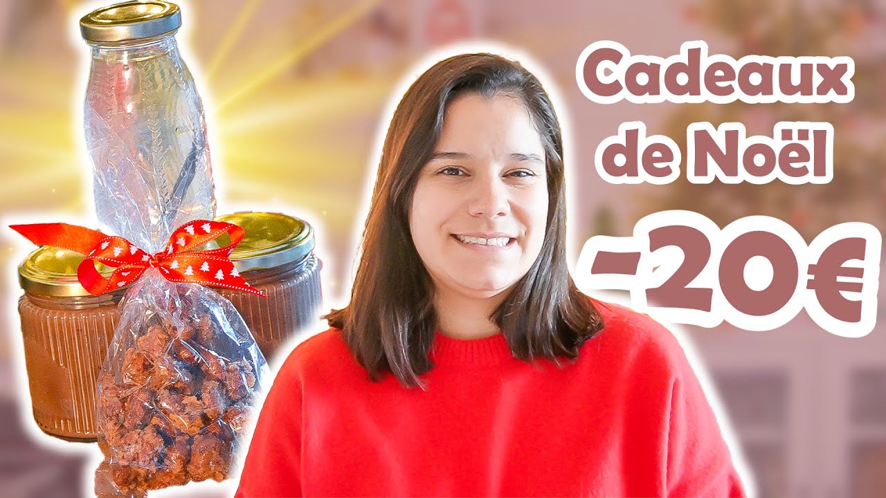 Cadeaux de Noël maison à moins de 20€ 🎁 | 5 recettes gourmandes faciles et économiques