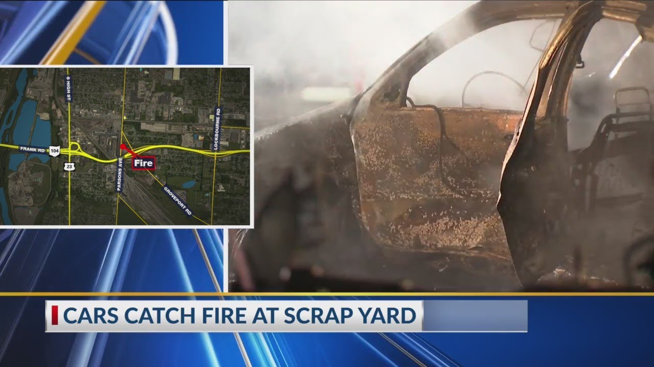 Fire at used car dealer in south Columbus