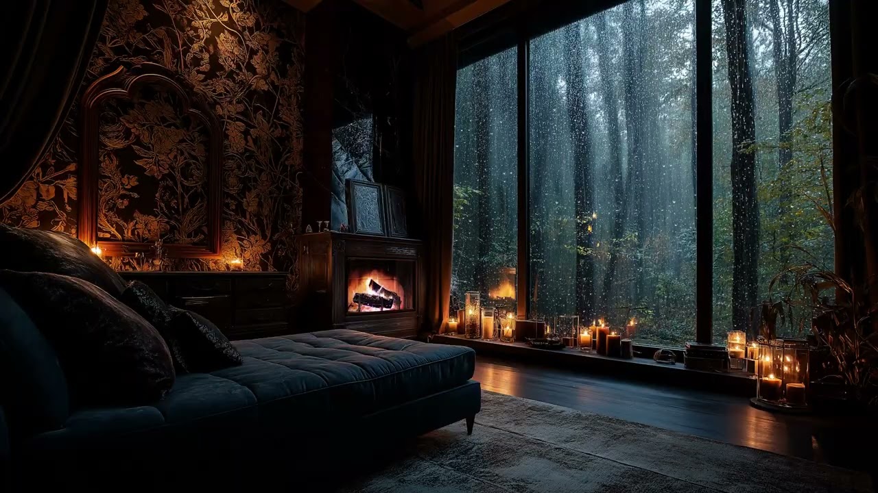 Gentle Forest Rain (3H) 🌲 Peaceful Sleep & Stress Relief