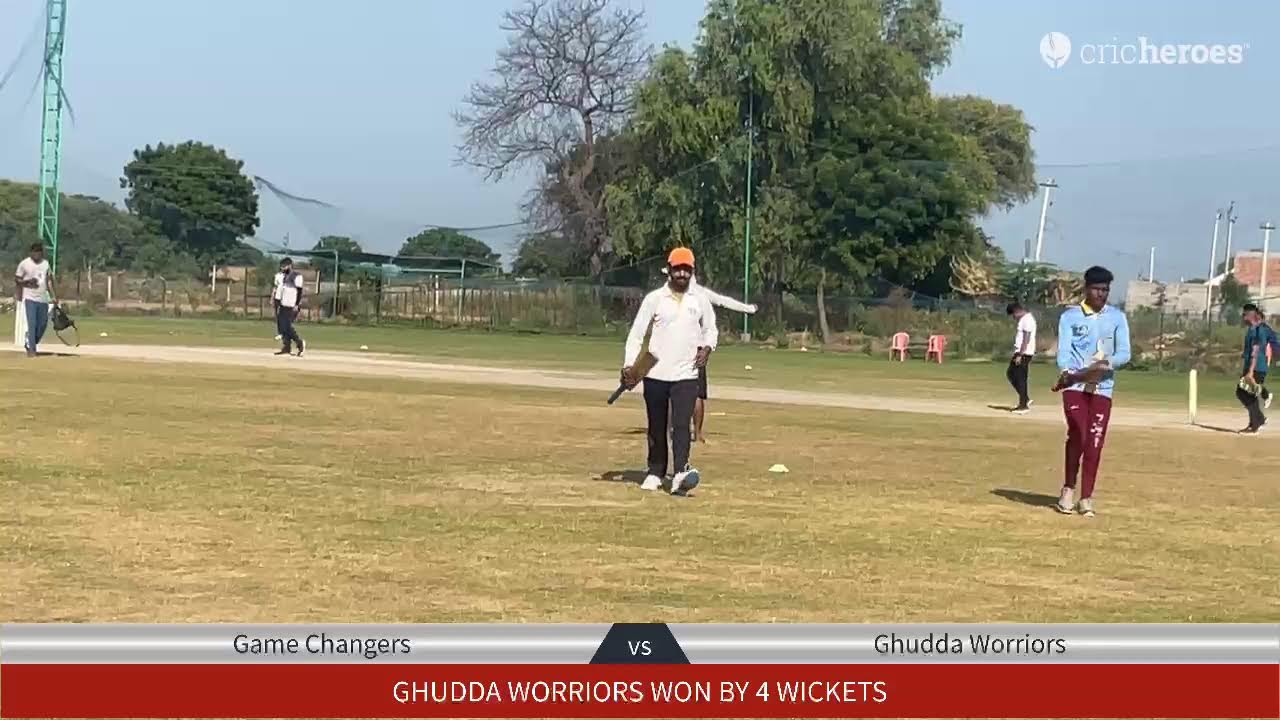 Live Cricket Match | Game Changers vs Ghudda Worriors | 04-Sep-22 06:13 AM | Fitness Empire Cup(Quar