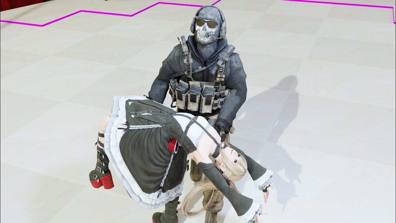 [MMD] Bad Romance Dance - Ghost & Marie Rose