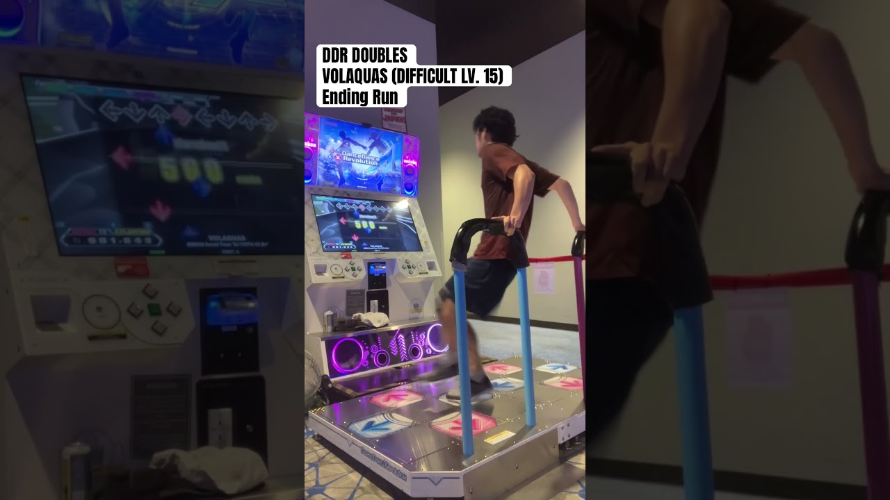 [DDR DOUBLES] VOLAQUAS (Difficult Lv. 15) Ending Run #ddr #arcade #gaming #dancedancerevolution