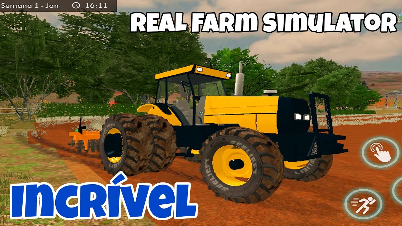 VEJA QUE JOGO TOP👉🏻  REAL FARM SIMULATOR ✅
