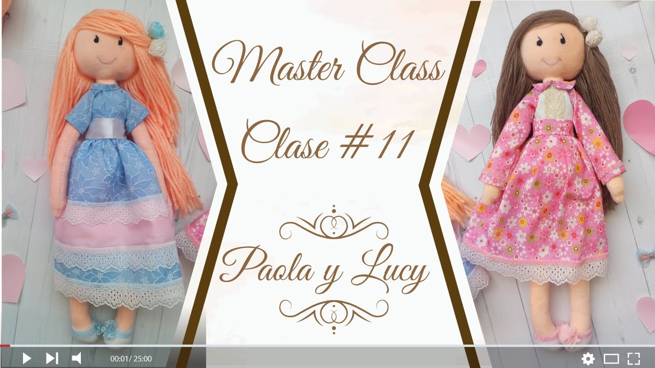 💖COMO HACER PASO A PASO 💖 Muñecas Country 🤩. Clase 11