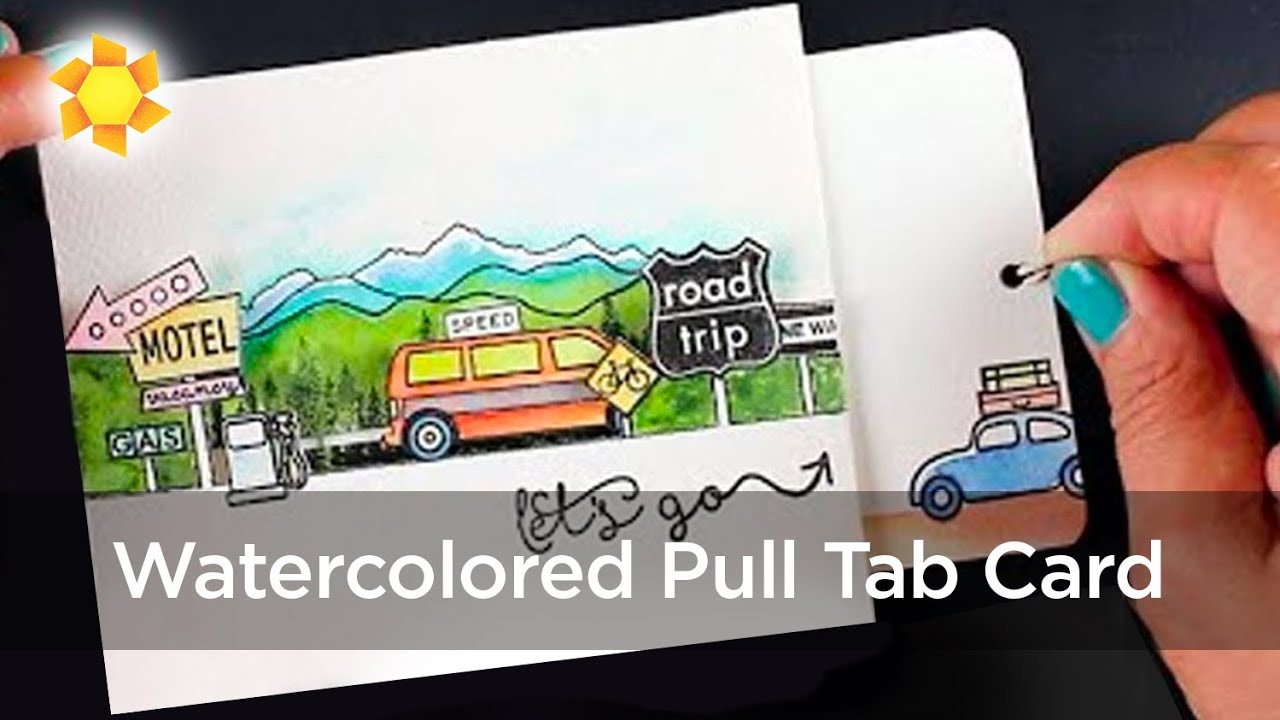 Pull Tab Vacation Card