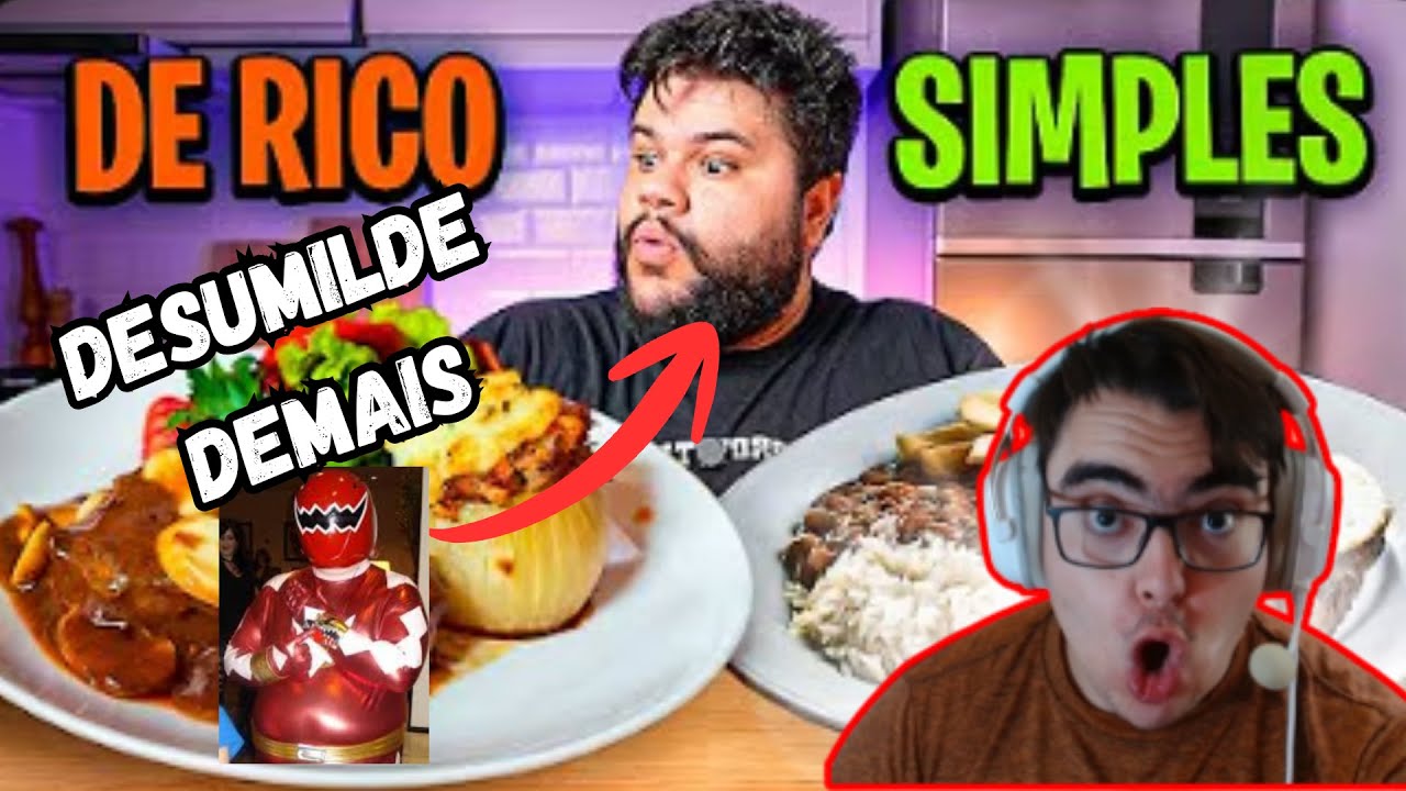 JANTAR SIMPLES vs JANTAR BURGUÊS. A DIFERENÇA DE PREÇO É ASSUSTADORA!!! - React Thiago Quatroque