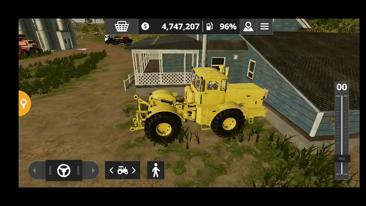 I bought a field/we are collecting Cotton with a special machine