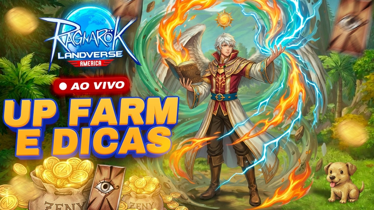 🔴 LIVE: Rumo ao Level 90! Upando Sábio Desejo Arcano - Ragnarok Landverse America