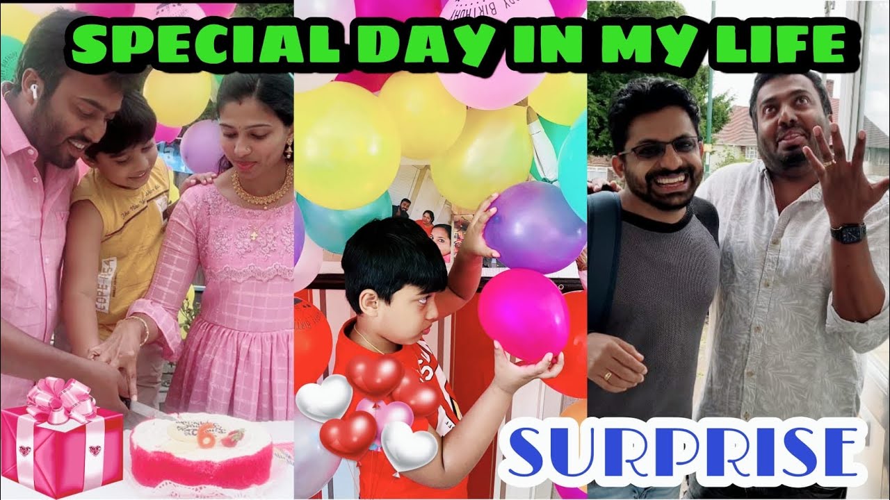 DAY IN MY LIFE ||Life style in UK||Surprise visit ||Special Birthday Celebration||Kaippans