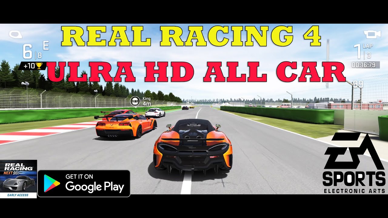 REAL RACING 4 GAMEPLAY ANDROID - ULTRA HD ALL MAPS FULL OFFLINE DOWNLOAD BETA 2021