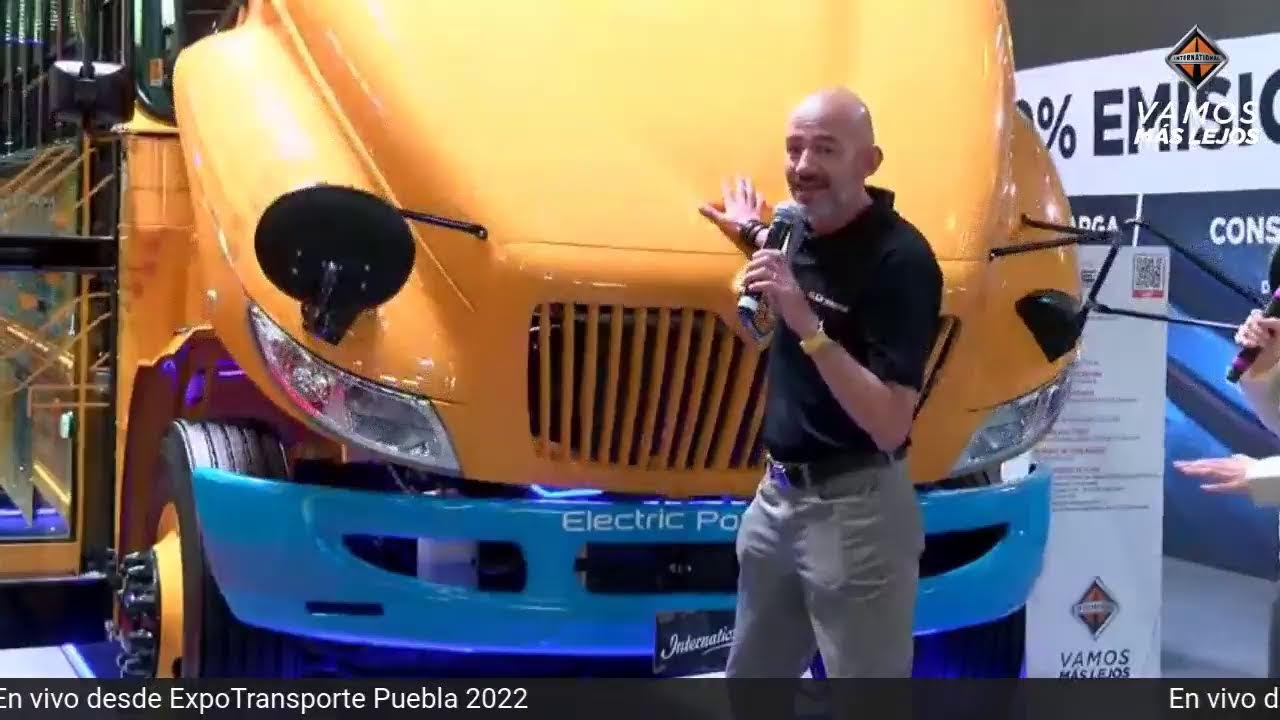 Walk Around eMV y Bus Escolar Eléctrico | ExpoTransporte 2022 International