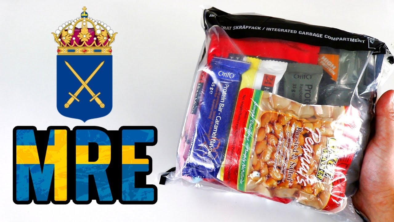 PROVEI A COMIDA DO EXÉRCITO DA SUÉCIA !! COMIDA DE RICO ??