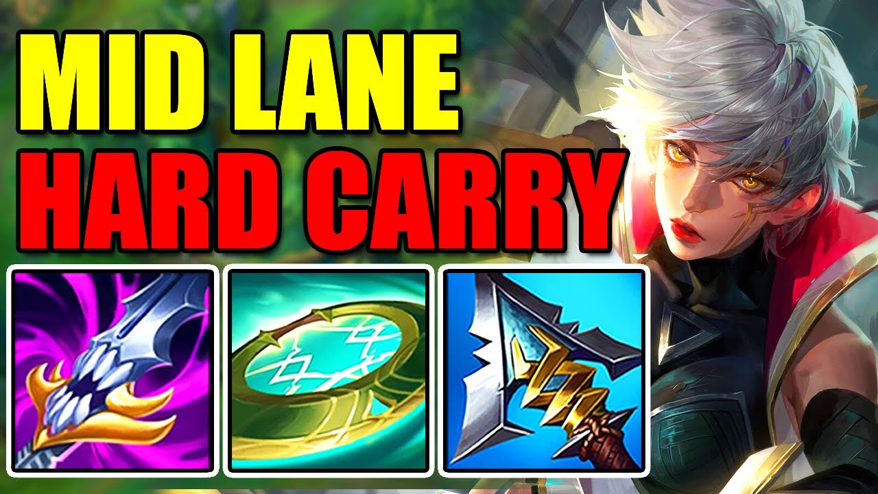 Rank 1 2229 LP Challenger Riven MID HARD CARRY Ranked Solo - Hard Challenger Game