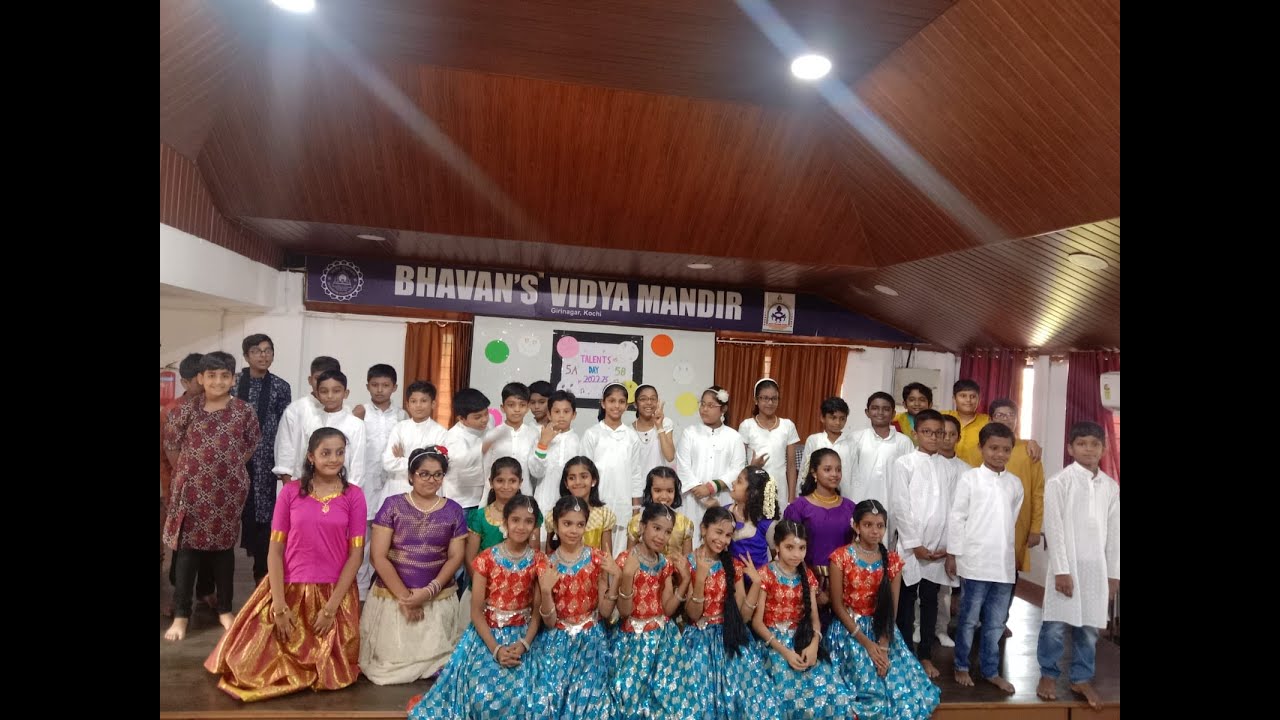 Kids Choreography | Dance performance by Bhavans Girinagar 5th Std | Fusion Dance | Sen jansen