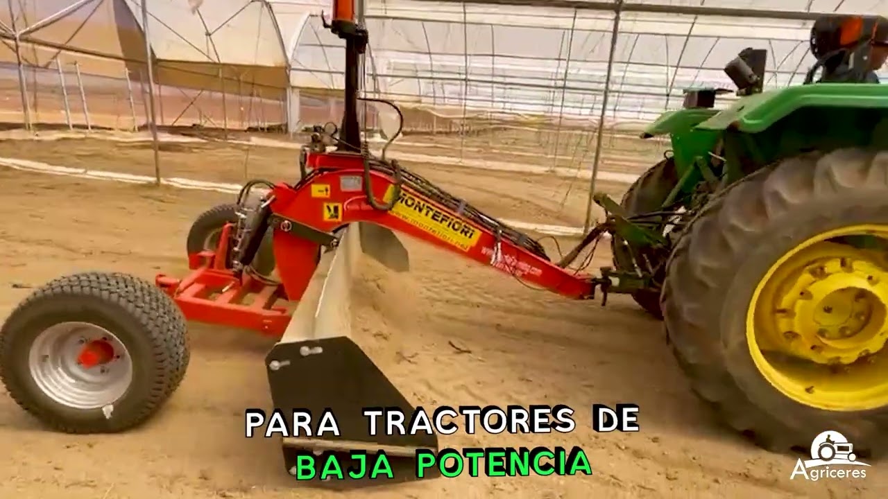 Niveladora para invernaderos