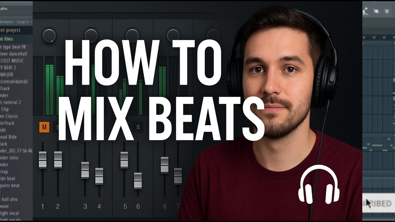 HOW TO MIX BEATS THE RIGHT WAY!!! [FL STUDIO 2025] [AFROBEAT \TRAP\CLUB HOUSE \REGGAE]