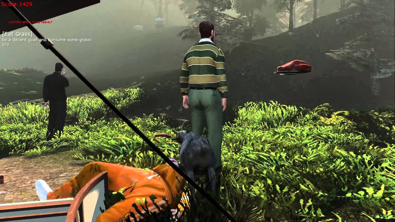 Goat Simulator - 2nd Alpha Gameplay (how to ruin a party)