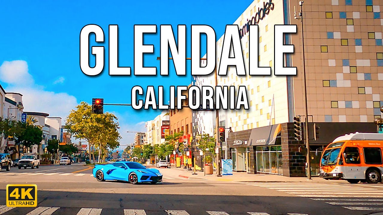 Glendale Downtown Drive [4K] | Los Angeles | California
