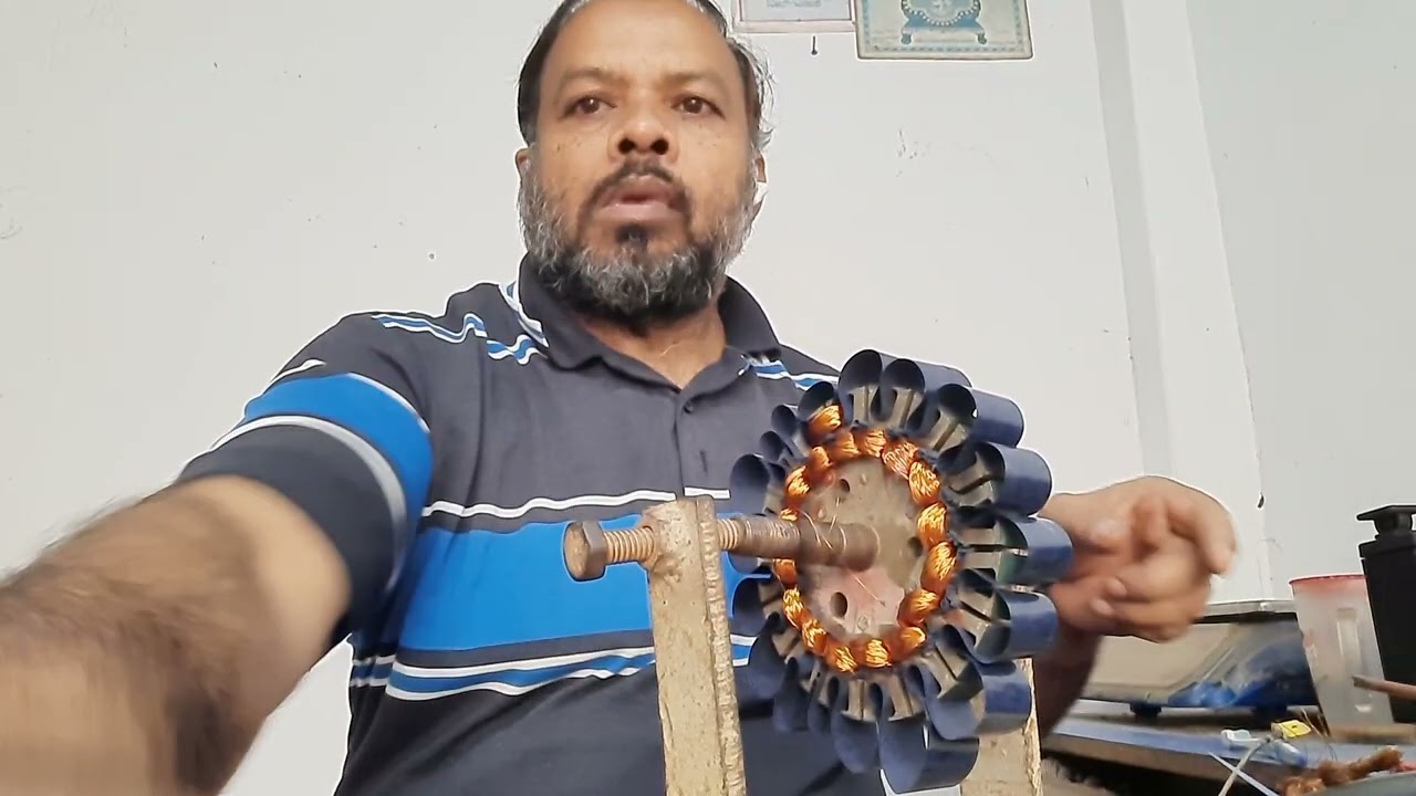 T G L ceiling fan rewinding part 10 . টি জি এল সিলিং ফ্যান রিওয়েন্ডিং পার্ট ১০ ।