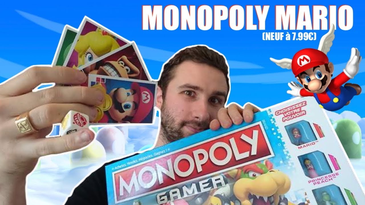 MONOPOLY MARIO (que j'ai acheté NEUF à 7.99€) C'EST FOU !!