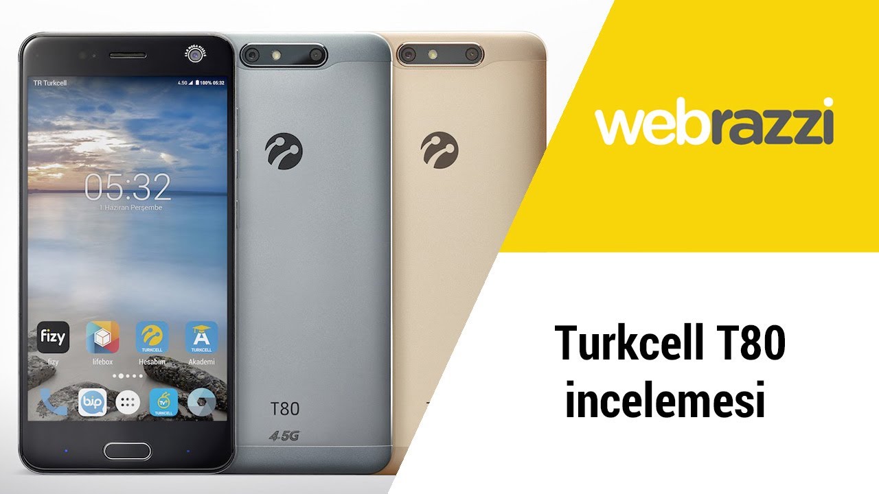 Çift kameralı operatör telefonu: Turkcell T80 inceleme