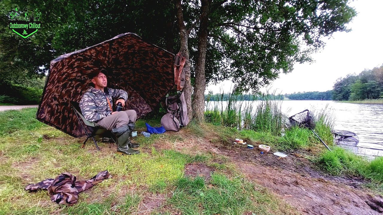 J.Kamień - trochę burzowo.. - Mimo pogody #ryby   co jakiś czas wchodziły na zestawy  🐟🎣