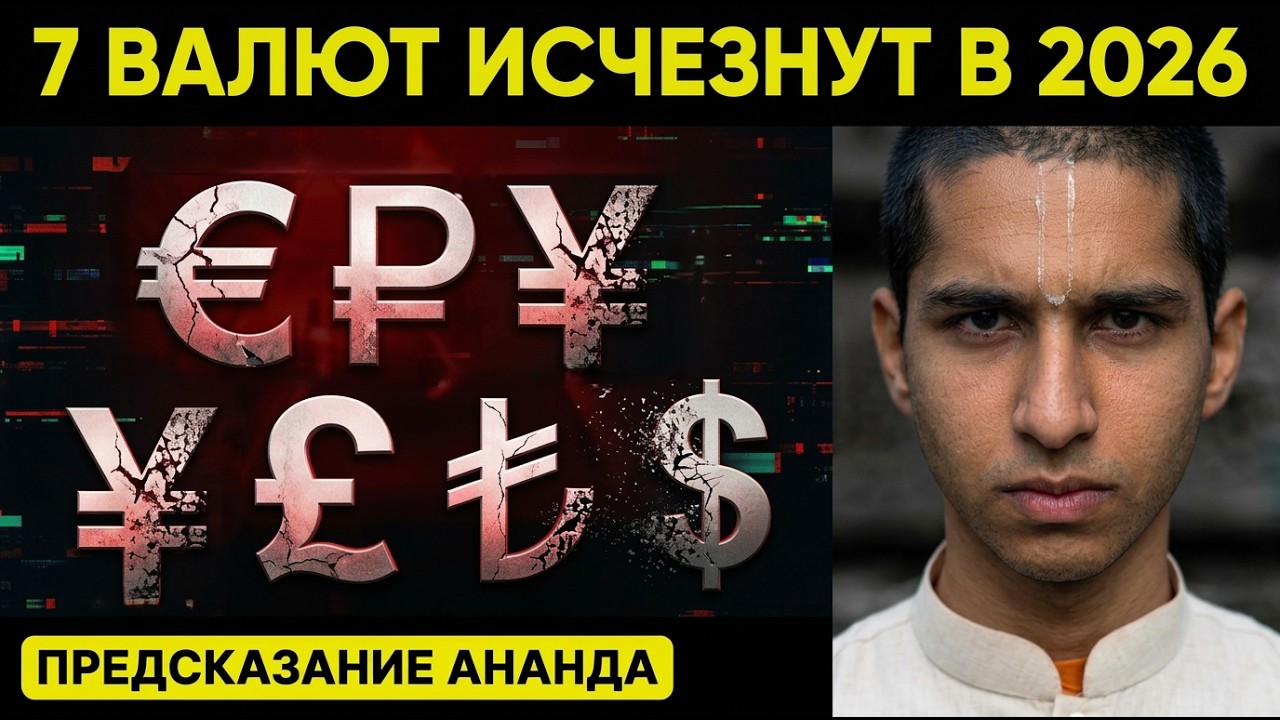 АНАНД ПРЕДСКАЗАЛ! ЭТИ 7 ВАЛЮТ ИСЧЕЗНУТ В 2026 ГОДУ!