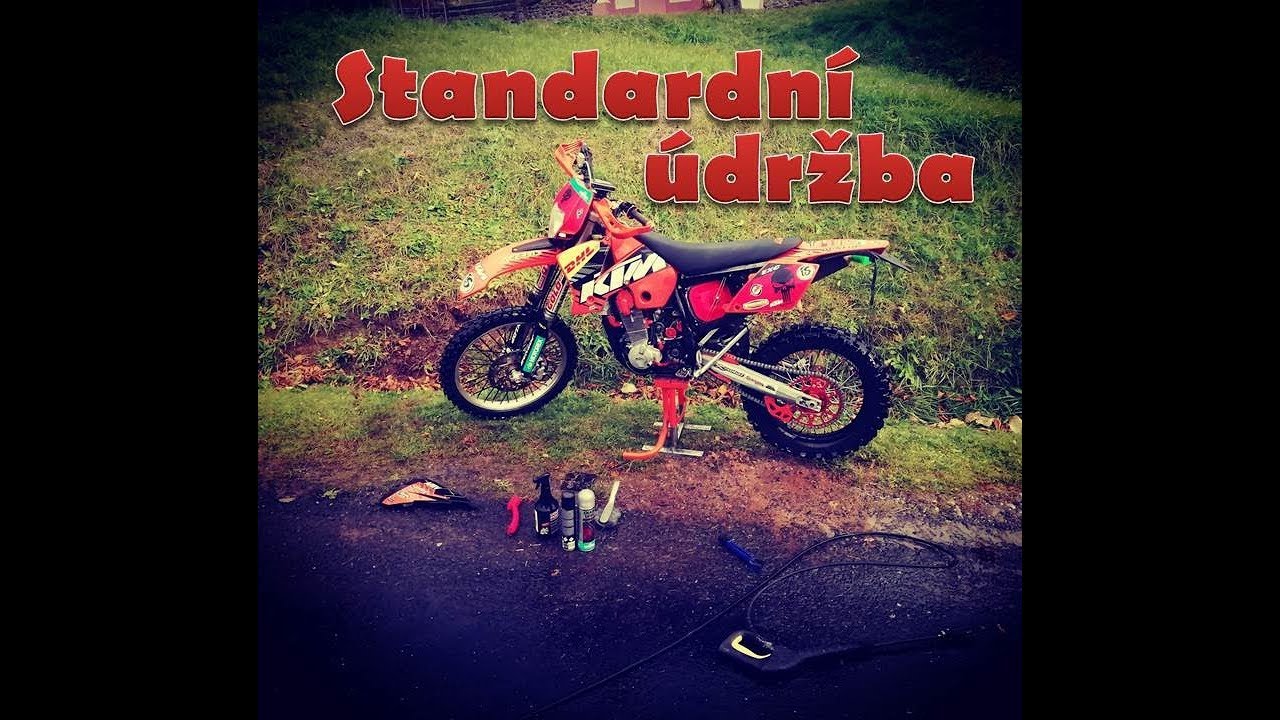 Údržba motorky / KTM EXC 525 / 4k 60fps